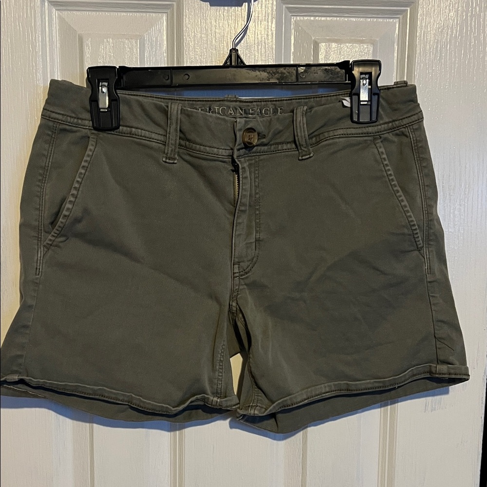 American Eagle Olive Green Shorts